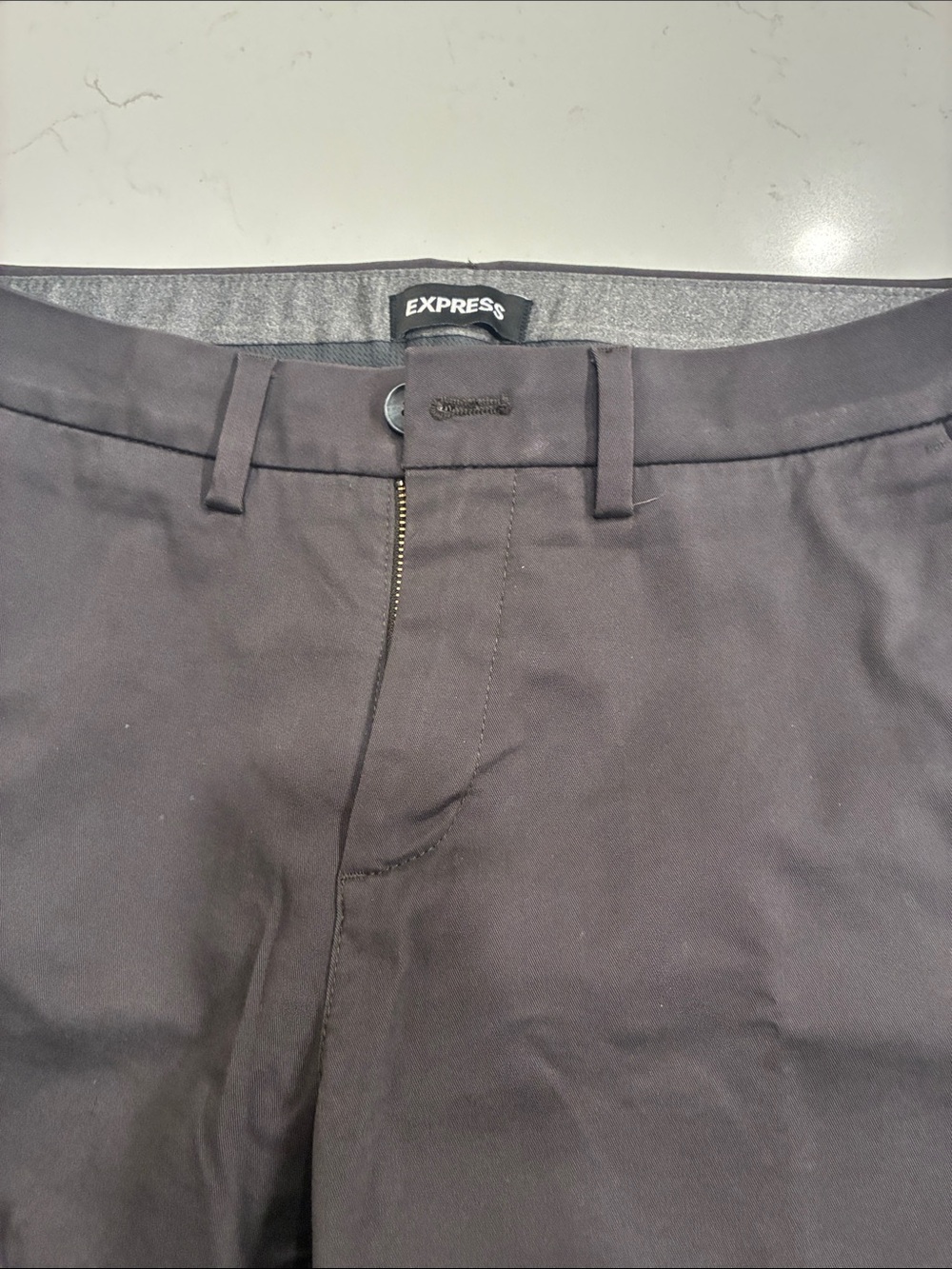 Express Men’s Dark Gray Chinos